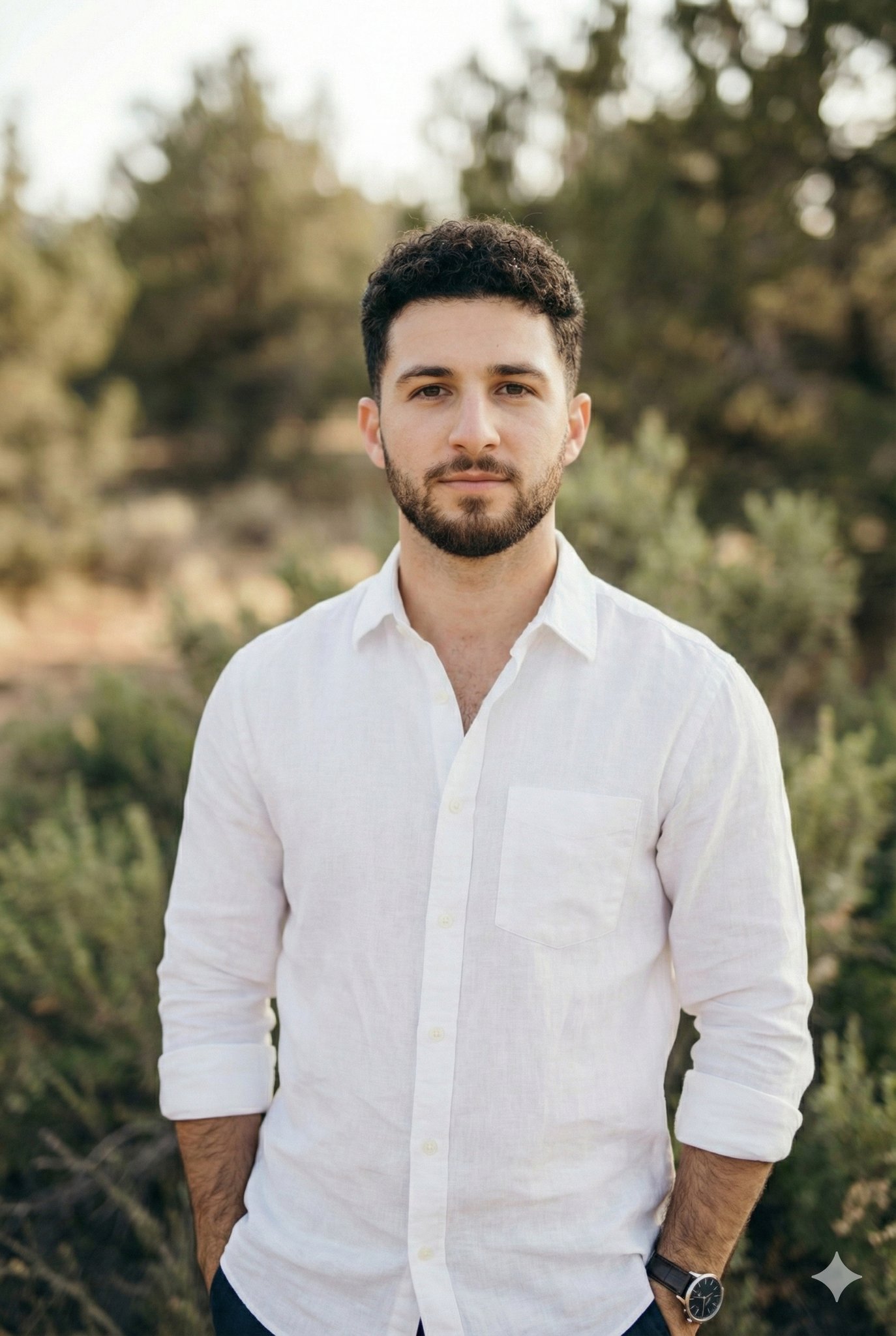 { "scene_type": "outdoor portrait", "composition": { "framing": "medium shot", "orientation": "v