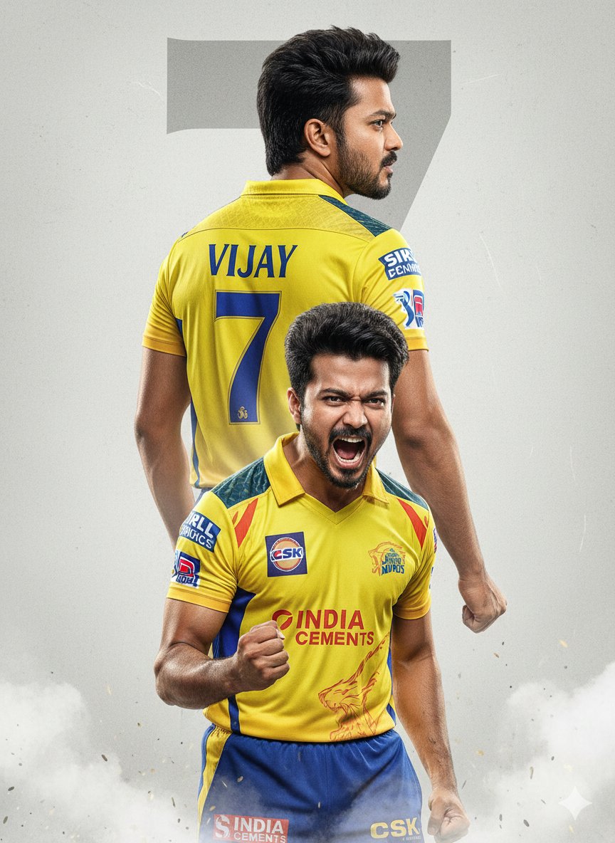 An ultra-realistic cinematic cricket poster featuring a young Indian male cricketer using the up