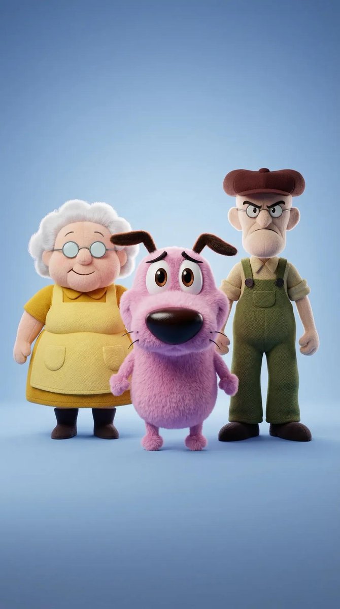 Ultra-detailed 3D plush cartoon character, inspired by classic animated TV style, standing in ce 2