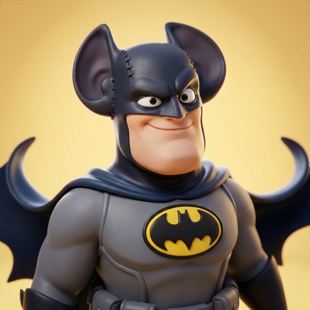 High-quality stylized 3D CGI big-head cartoon render of Harry Potter, square profile picture com