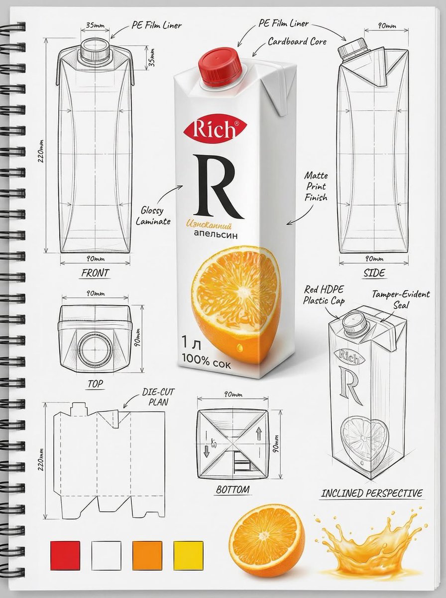 Using the attached image, create an illustration sheet of professional industrial design packagi 3