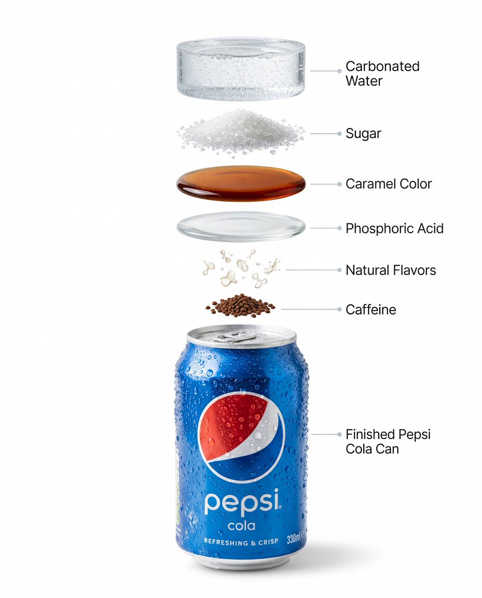 High-quality professional product photography of a chilled Pepsi can with condensation water dro