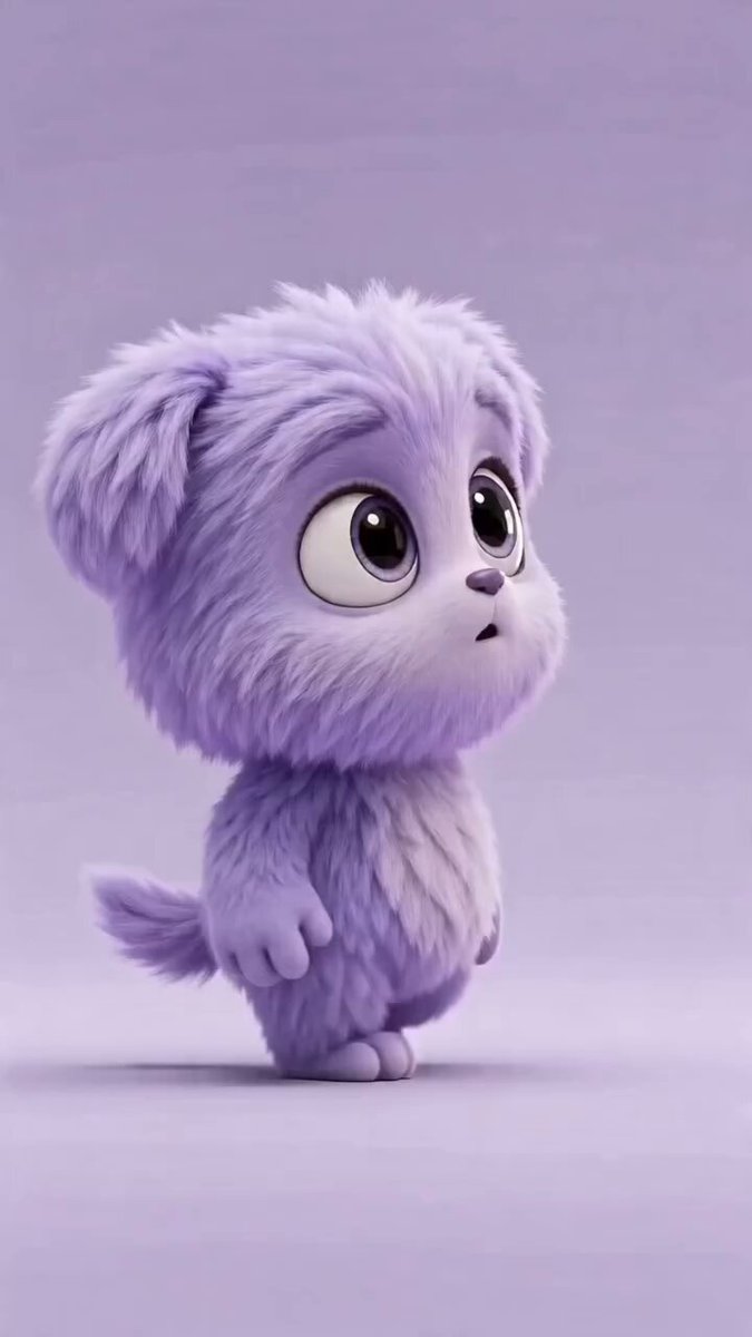 Create a 4-second ultra-cute vertical animated character video.