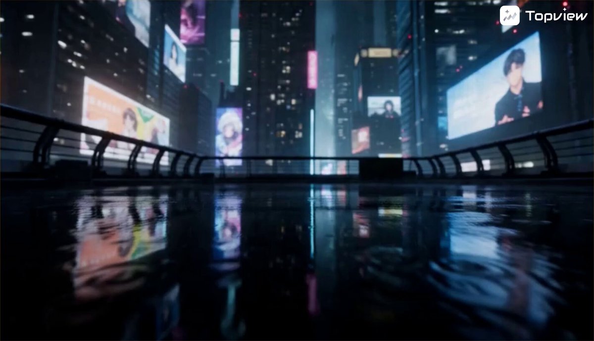 Original Action Short Film: It opens with a futuristic city with almost real movie texture, grad