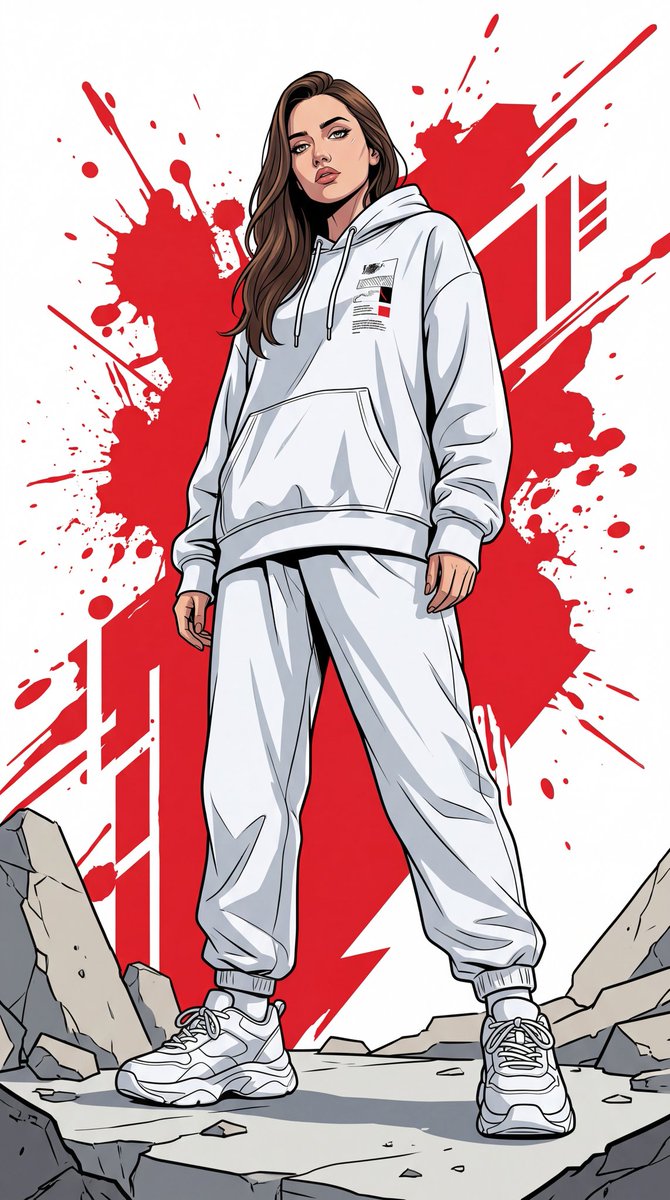 A dynamic full-body urban illustration of a man (use the exact face from the provided reference  2