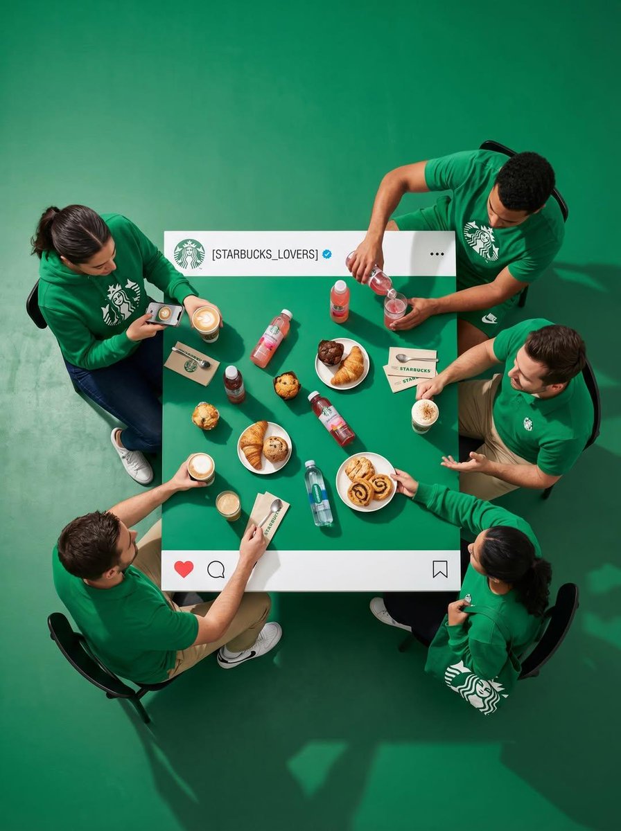 Ultra-wide-angle hyper-realistic shooting in top-down mode. A group of 4 real people sitting at 