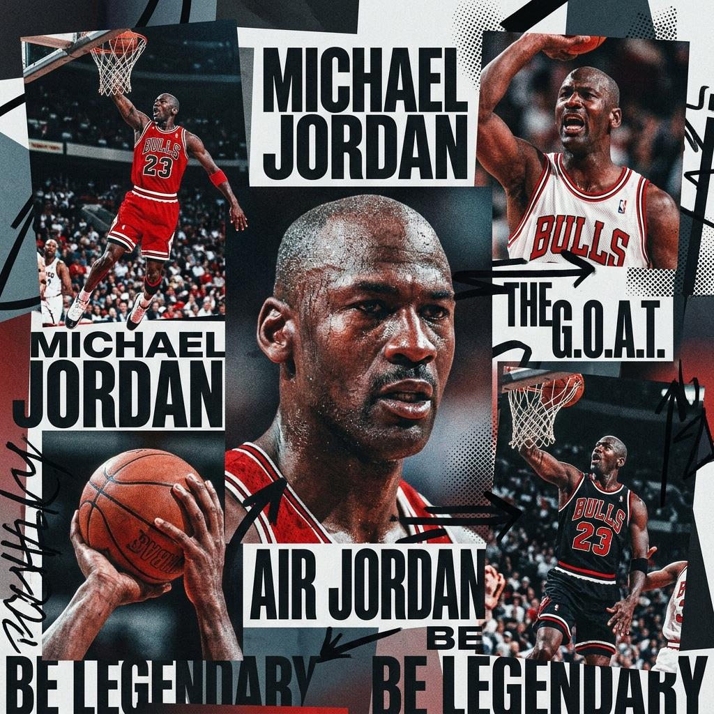 Create a digital modern maximalism style sports collage of [TEAm Name] [Player name] visuals wit 2