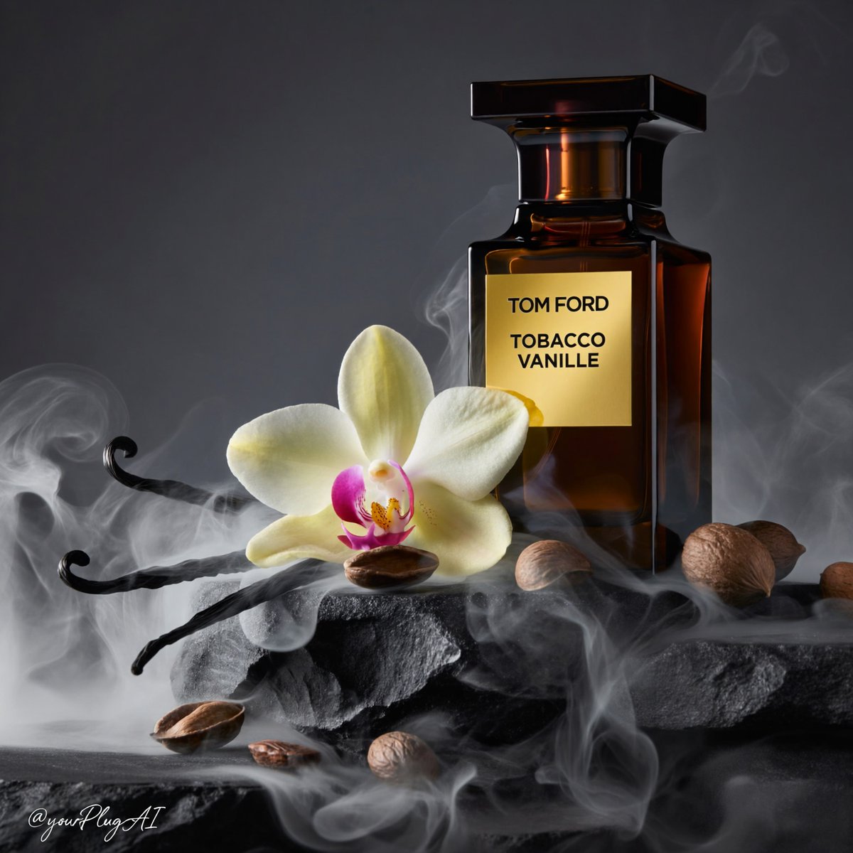 Create a hyper-realistic cinematic luxury perfume product photograph featuring [PERFUME BOTTLE D 2