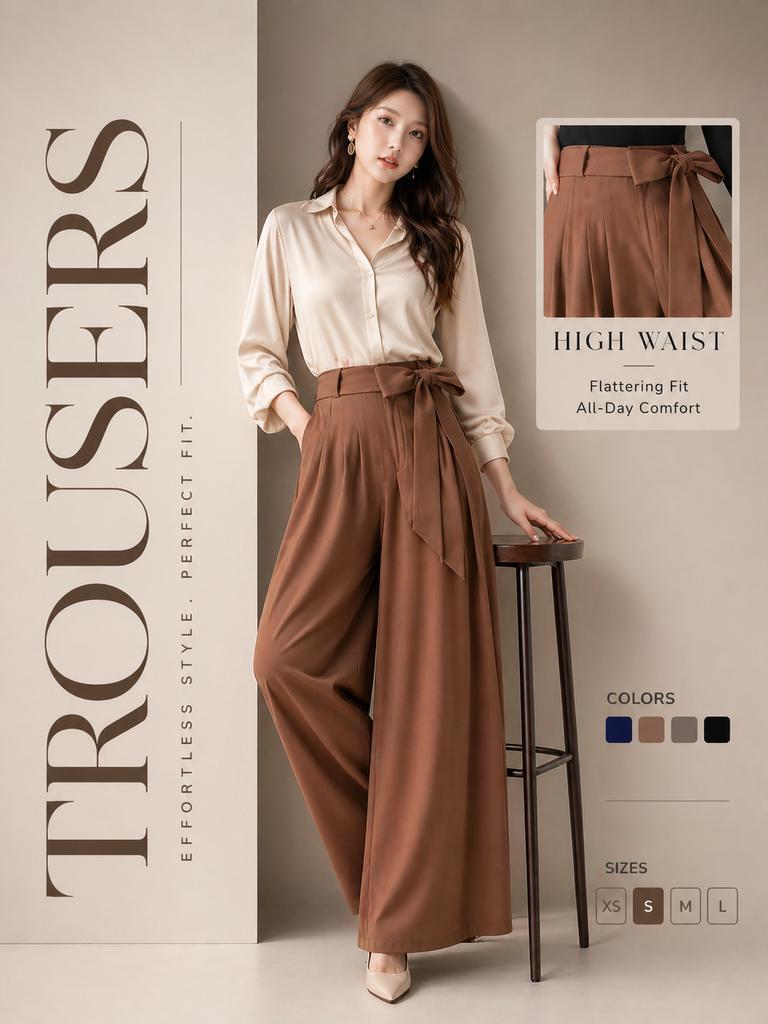 Luxury fashion advertisement poster, ultra-premium editorial style (Gucci aesthetic), soft warm 
