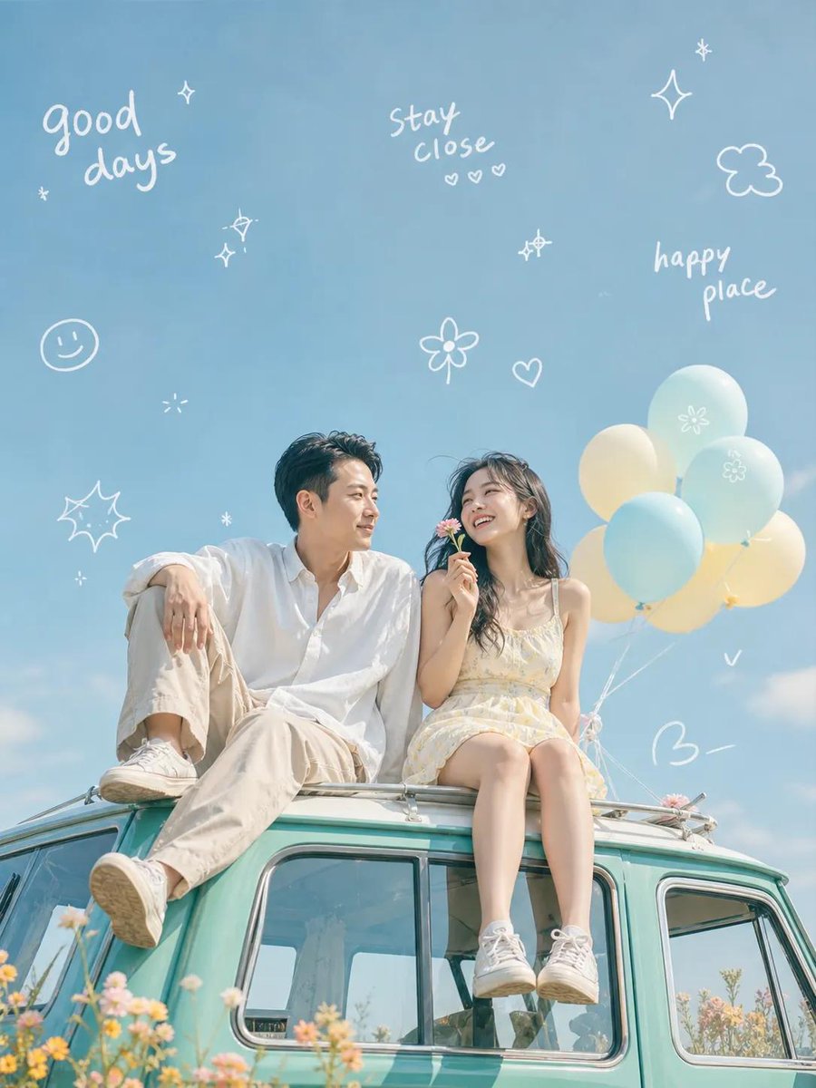 An ultra-realistic cinematic dreamy lifestyle photo of a young woman sitting alone on top of a v