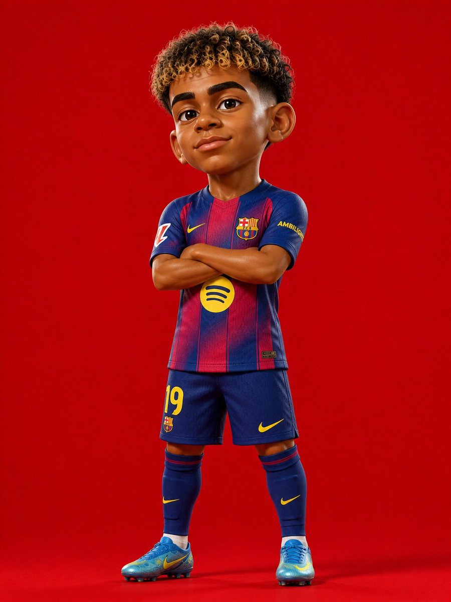 3D rendered caricature figurine of Cristiano Ronaldo, big head chibi style, wearing Al Nassr yel 4