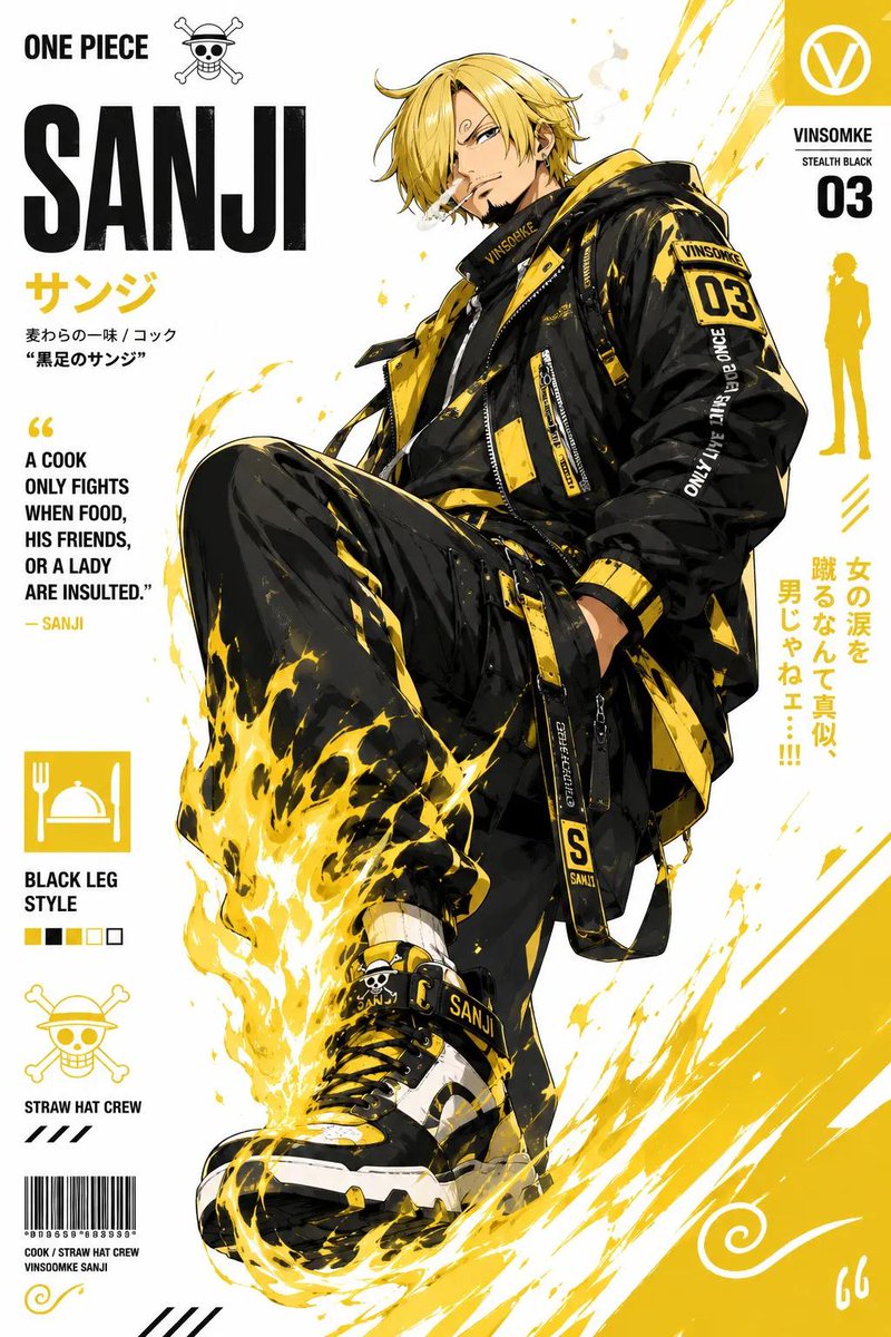 Create a stylized illustration of [character_name] from [franchise].