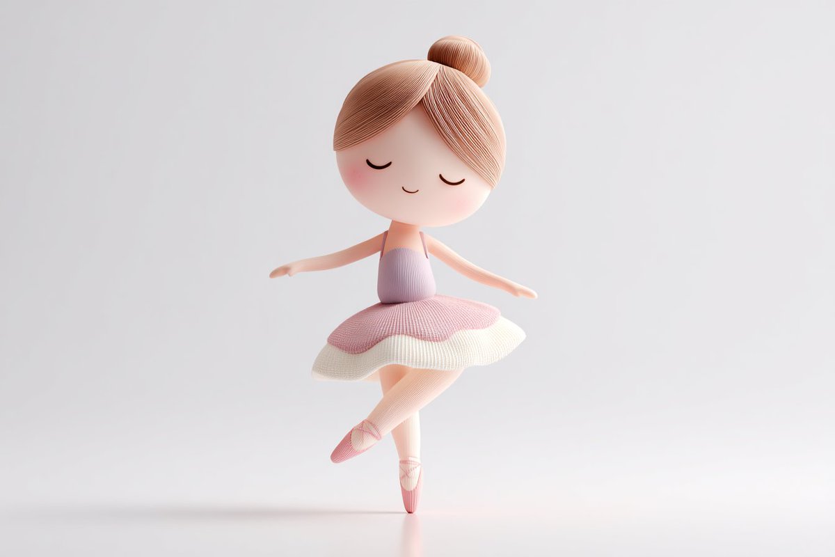 Cute 3D render of a [subject], matte surface, kneaded clay icon style, simple stylized design, [ 2