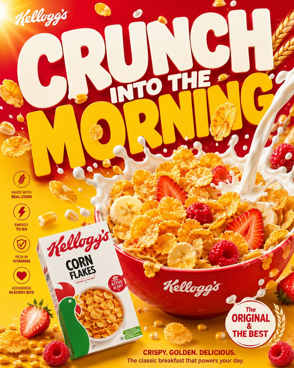 GOLDEN MORN VIRAL FMCG POSTER CAMPAIGN SYSTEM