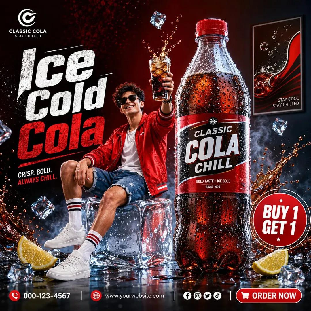 Create a creative commercial advertising poster for [PRODUCT NAME], a [PRODUCT TYPE], inspired b 3