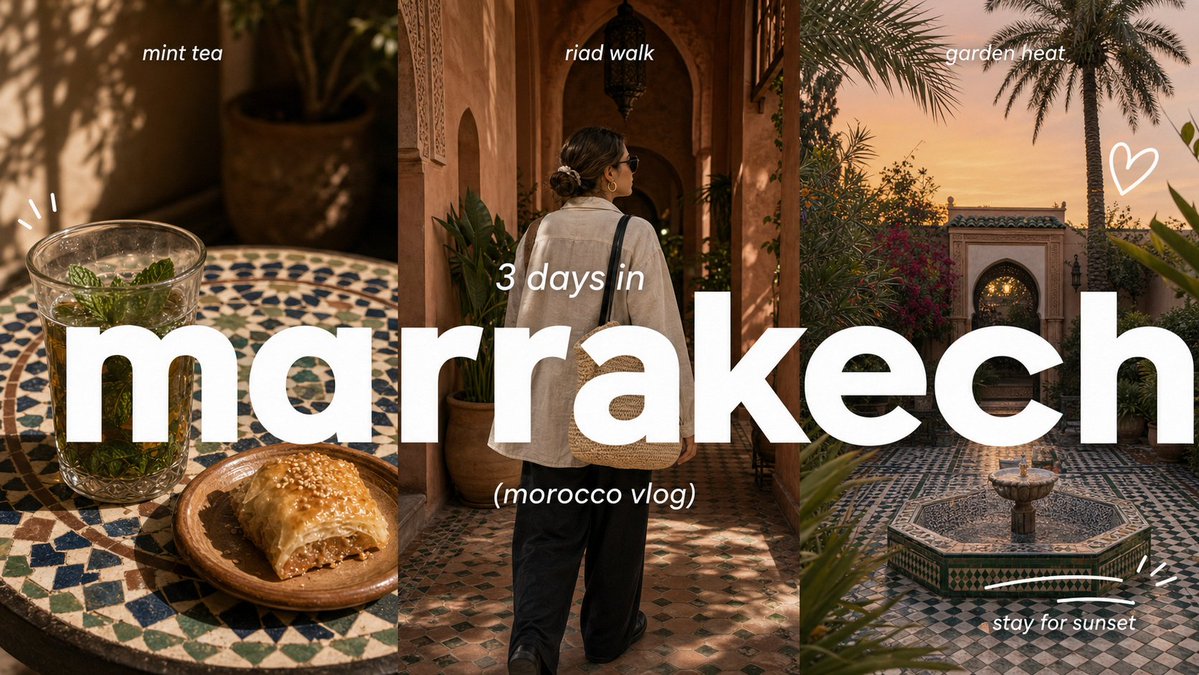 Create a 9:16 image in the "Clean Triptych Travel Vlog Thumbnail" style. 4