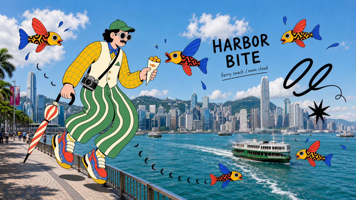 Create an image in the "Surreal Fish Doodle Landmark Photo Collage" style. 2