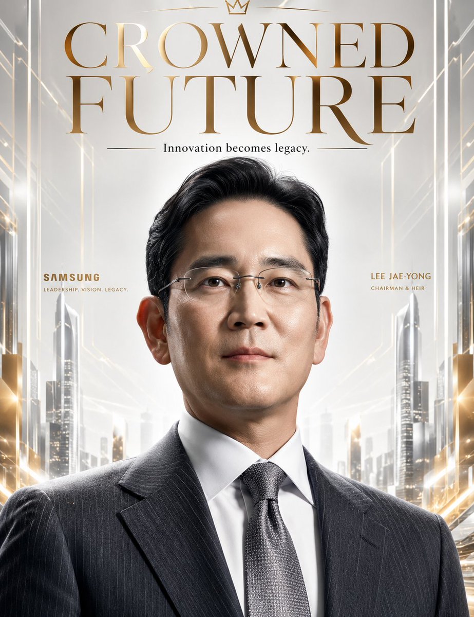 Create a hyper-realistic cinematic luxury editorial portrait titled “CROWNED FUTURE”. 3