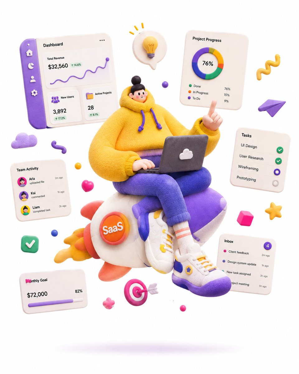 A complete single 3D illustration, exaggerated artistic editorial illustration style, not storyb 3