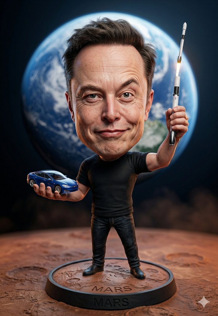 A hyper-detailed 3D caricature figurine of a legendary pop music icon, bobblehead chibi style. C 4