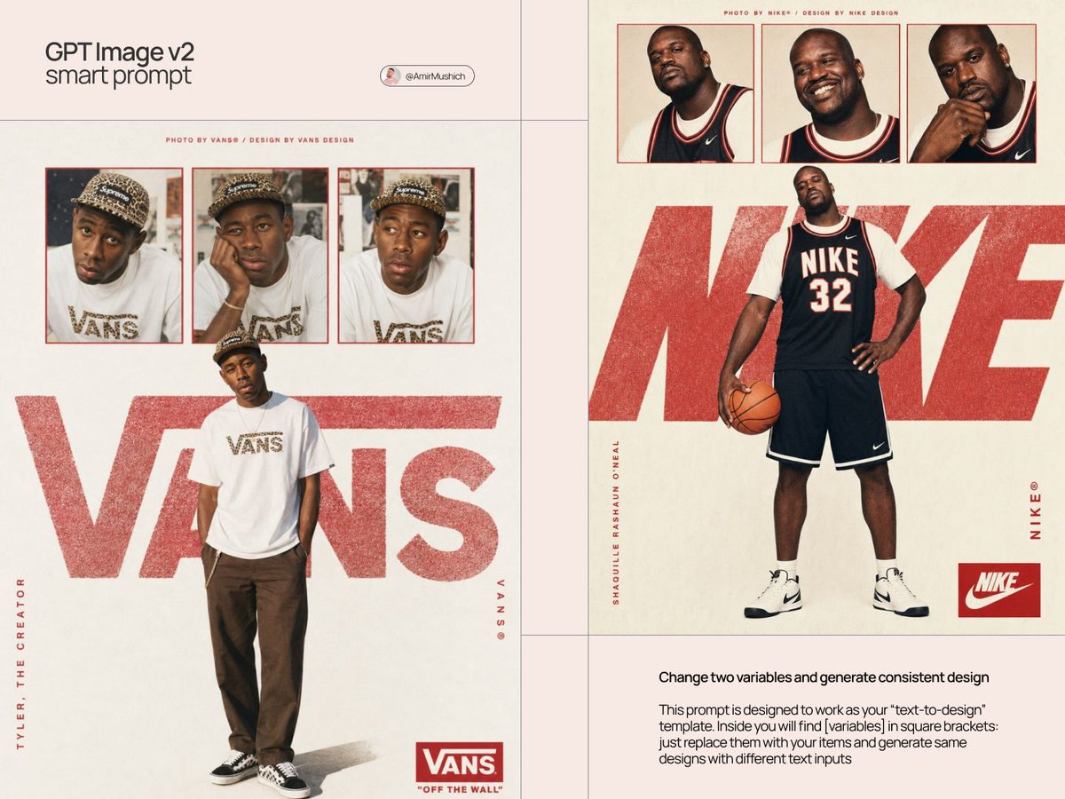 Act as a Streetwear Editorial Designer and Art Director creating a vertical brand poster in the 
