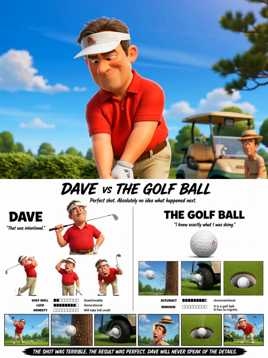 Create a Pixar 3D style character design sheet. Clean white background. Two characters side by s